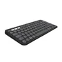 Logitech Pebble Keys 2 K380s - Clavier sans fil compact avec connexion Bluetooth multi-appareils, touches raccourcis personnalisables - Graphite