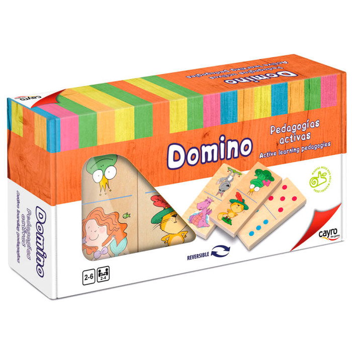 Cayro Domino Animales - Jeu de société en bois