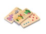 Cayro Domino animaux en bois - Jeu éducatif de 2 ans - Domino animaux