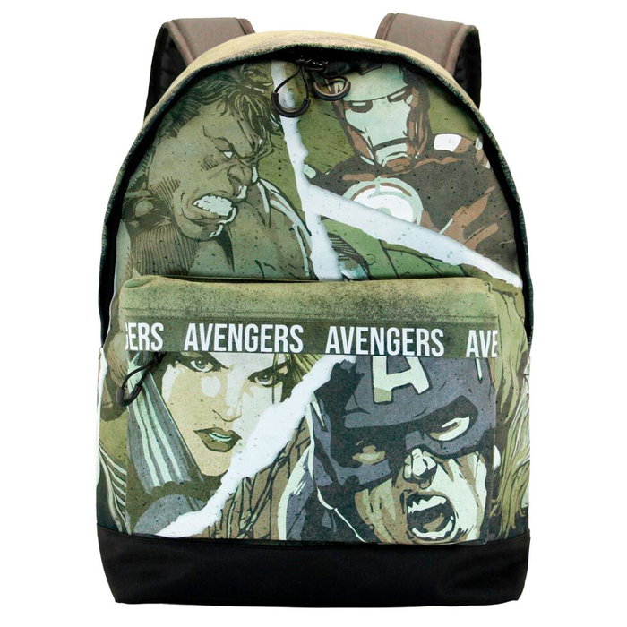 Karactermania Mochila Shout Avengers Marvel 41 cm - Sac à dos urbain léger, compartiment unique, bretelles réglables, poche avant Karactermania Mochila Shout Avengers Marvel 41 cm - Sac à dos urbain léger, compartiment unique, bretelles réglables, poche avant