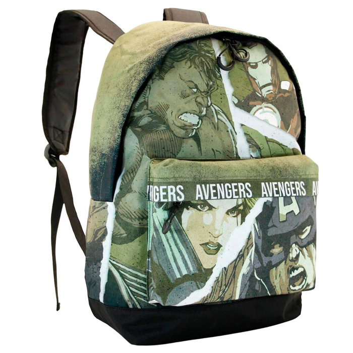 Karactermania Mochila Shout Avengers Marvel 41 cm - Sac à dos urbain léger, compartiment unique, bretelles réglables, poche avant Karactermania Mochila Shout Avengers Marvel 41 cm - Sac à dos urbain léger, compartiment unique, bretelles réglables, poche avant