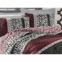 BigBuy Home Parure de couette Rouge, Blanc et Noir, 1 housse de couette 220 x 240 cm + 2 taies d'oreiller 60 x 60 cm