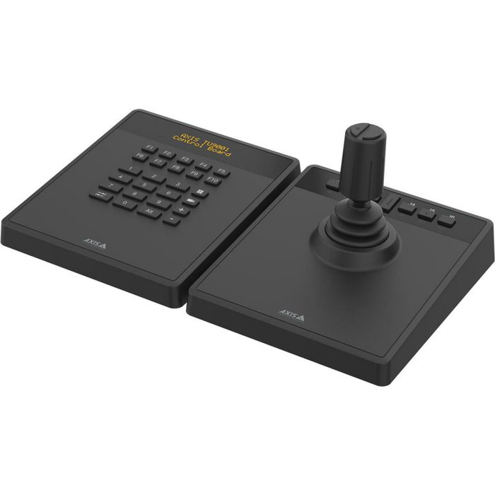 Axis TU9001 - Console de contrôle modulaire avec joystick et clavier USB pour caméras PTZ et logiciels de surveillance vidéo (VMS)