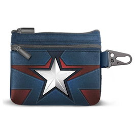 Karactermania Monedero Slim PU Capitán América Star Bleu