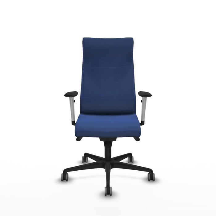 Piqueras Y Crespo Fauteuil Albacete Bleu marine avec mécanisme synchrone et accoudoirs réglables