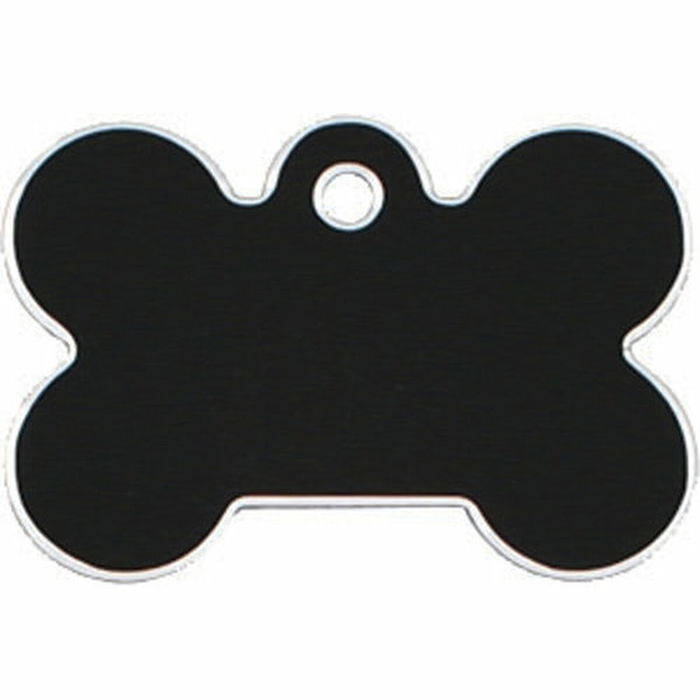 Plaque d'identification pour collier Imarc Bone Noir