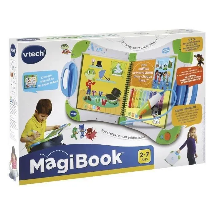 VTECH MagiBook Starter Pack Vert - Plateforme éducative interactive pour enfants de 2 à 8 ans - Version française VTECH MagiBook Starter Pack Vert - Plateforme éducative interactive pour enfants de 2 à 8 ans - Version française