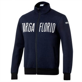 Sparco Sweat-shirt Targa Florio avec fermeture éclair Bleu marine XL