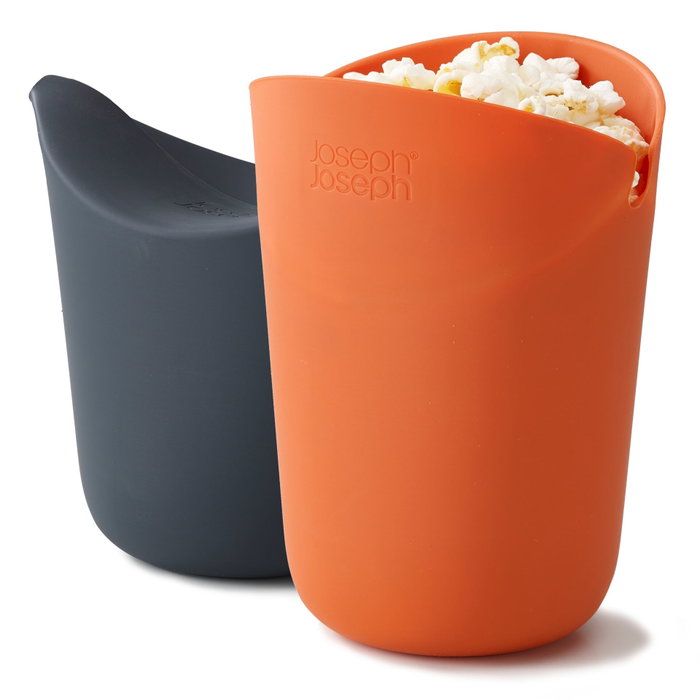 Joseph Joseph M-Cuisine Set de 2 cuiseurs à pop-corn Orange Joseph Joseph M-Cuisine Set de 2 cuiseurs à pop-corn Orange
