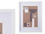 GIFTDECOR Cadre photo mural en bois avec passe-partout 21x30cm blanc