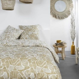Today Parure de lit Mawira zipée en coton, 2 personnes, 260x240cm