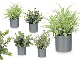 IBERGARDEN Lot de 36 Pots Cylindriques Verts
