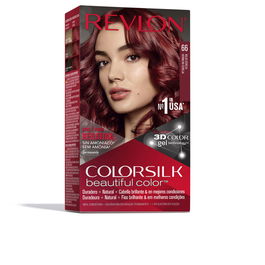Revlon Mass Market Teinture COLORSILK #66-rouge cerise, coloration sans ammoniaque pour tous types de cheveux, 1 u