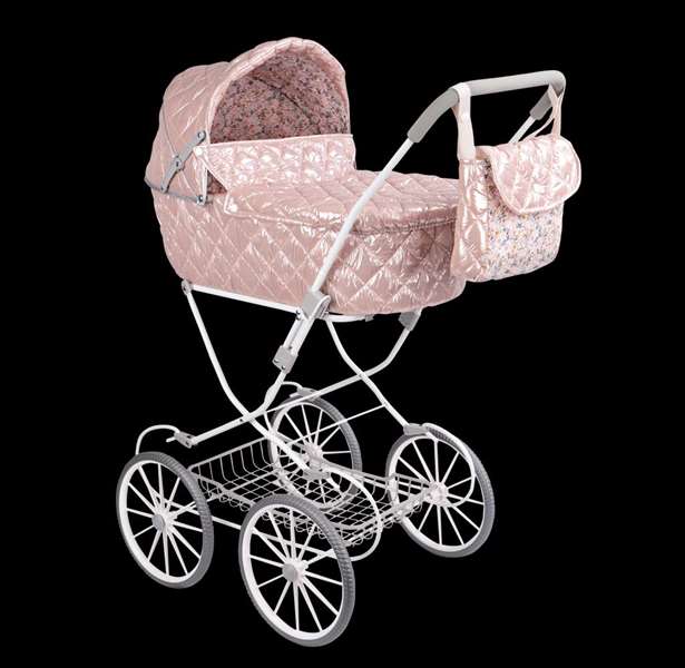 Muñecas Arias Coche Capota Fantasy avec sac 42x72x93 cm, Hauteur guidon 90 cm, Pour enfant dès 3 ans, Montage nécessaire Muñecas Arias Coche Capota Fantasy avec sac 42x72x93 cm, Hauteur guidon 90 cm, Pour enfant dès 3 ans, Montage nécessaire