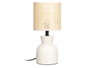 Giftdecor Lampe de Table Blanche Forma 14 x 20,5 x 14 cm Céramique Métal PVC E27 (Set de 12)