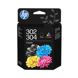 HP Pack de cartouches d'encre 302/304 Noir et Tricolore