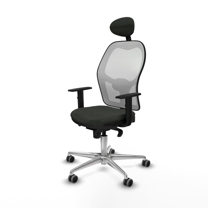 Piqueras y Crespo Chaise de Bureau avec Appui-tête Jorquera 1D086G1 Noir Piqueras y Crespo Chaise de Bureau avec Appui-tête Jorquera 1D086G1 Noir