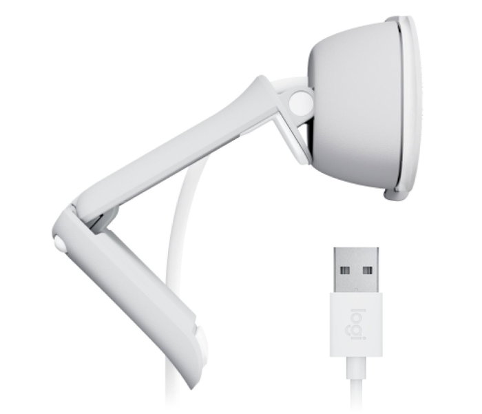 Logitech Brio 100 Full HD Webcam - Blanc