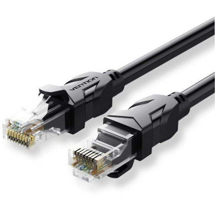 Câble Réseau Rigide UTP 6ème Catégorie Vention IBEBV Noir 40 m Câble Réseau Rigide UTP 6ème Catégorie Vention IBEBV Noir 40 m