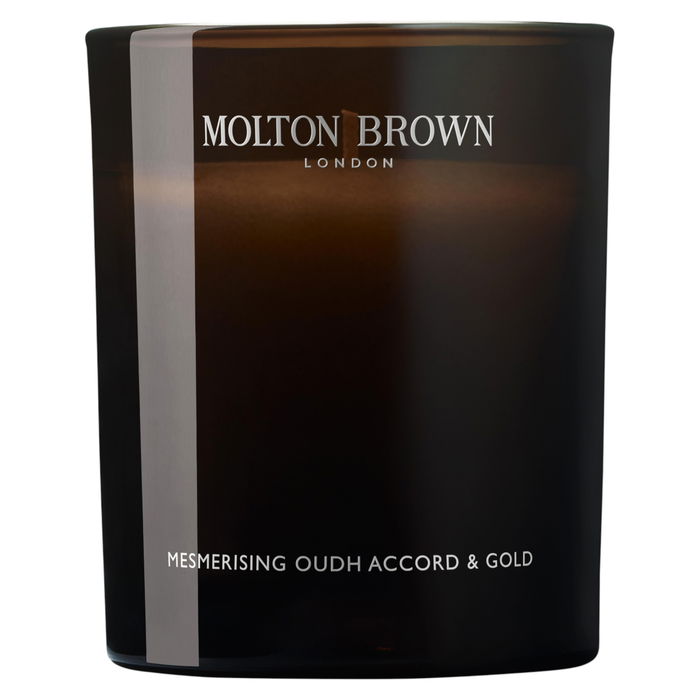 Molton Brown Bougie parfumée Mesmerising Oudh Accord & Gold - Parfum d'intérieur pour maison, 480 g Molton Brown Bougie parfumée Mesmerising Oudh Accord & Gold - Parfum d'intérieur pour maison, 480 g