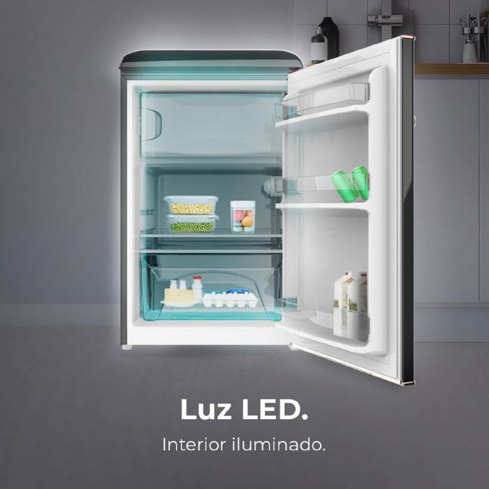 Cecotec Réfrigérateur indépendant 110L Bolero CoolMarket TT 2 portes noir E