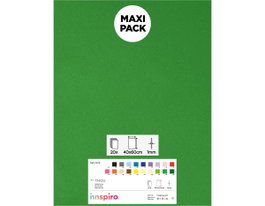 Innspiro Lot de 20 feuilles de mousse EVA vert clair 40x60cm 1mm