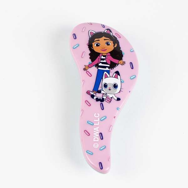 Cerdá Peigne Démêlant Cepillos desenredante infantile Gabby's Dollhouse pour Bébé et Enfant Fille, Rose, 36 Mois et Plus