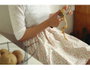 Dailylike Tissu en coton à fleurs, 1,60m x 3m, épaisseur 30C