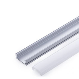 Greenice Profilé Aluminium pour Ruban LED avec Diffuseur Opale - 1m