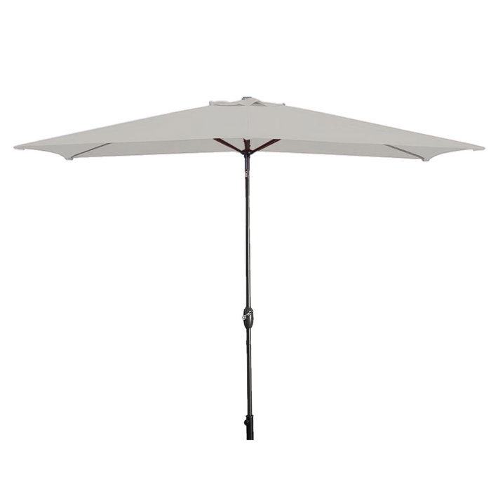 Marbueno 10494 Parapluie Acier 8 Baleines 200x300 cm Polyester Blanc Jardin Piscine Terrasse Marbueno 10494 Parapluie Acier 8 Baleines 200x300 cm Polyester Blanc Jardin Piscine Terrasse