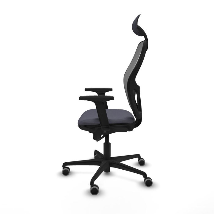 Piqueras y Crespo 2D036G1 Chaise de Bureau avec Appui-tête Gris foncé Piqueras y Crespo 2D036G1 Chaise de Bureau avec Appui-tête Gris foncé