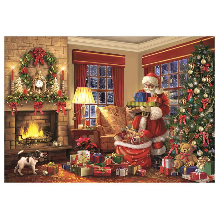 CLEMENTONI Puzzle Santa'S Visit 1000pzs CLEMENTONI Puzzle Santa'S Visit 1000pzs