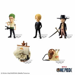 Banpresto Lot de 12 figurines World Collectable Figure vol.2 One Piece (Série Netflix)