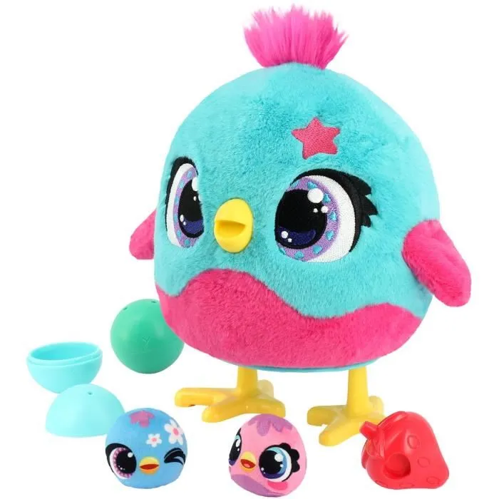 Jumbo Chick-A-Boo - Peluche interactive Funtasy Family avec sons et danse, pond des œufs, pour enfants dès 3 ans Jumbo Chick-A-Boo - Peluche interactive Funtasy Family avec sons et danse, pond des œufs, pour enfants dès 3 ans