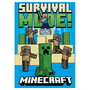 KIDS LICENSING Carnet avec horloge LED Minecraft - 28x25x2 cm