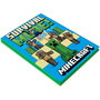 KIDS LICENSING Carnet avec horloge LED Minecraft - 28x25x2 cm