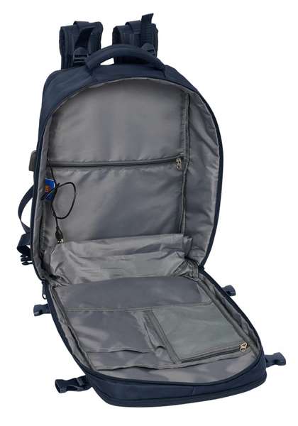 Safta Safta "Marino" Sac à dos de voyage cabine portable 15,6" pour ordinateur portable (29x44x19 cm) Safta Safta "Marino" Sac à dos de voyage cabine portable 15,6" pour ordinateur portable (29x44x19 cm)