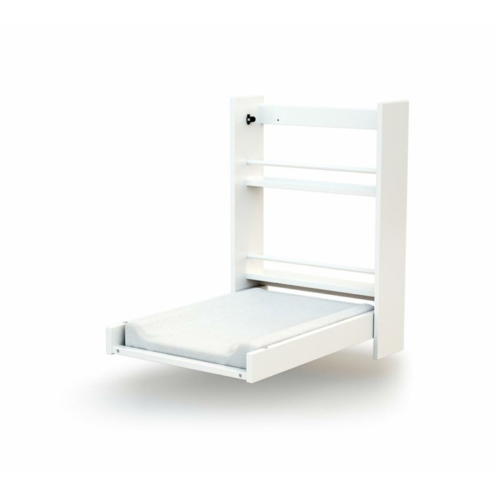Webaby Table à langer murale rabattable EAZY Blanc