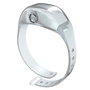 SQUEEZYBAND - Bracelet distributeur de gel hydroalcoolique ajustable transparent pour adulte, capacité 15 ml