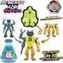 MrBeast Lab Pack de 2 figurines hybrides Mix & Match - Dragon Doré