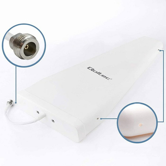 QOLTEC Antenne de communication 4G et LTE externe blanche
