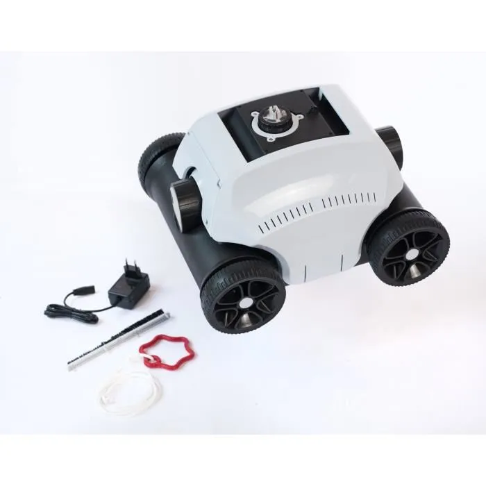 Ubbink Robotclean Accu - Robot nettoyeur autonome sur batterie pour fond de piscine - Filtre 100 microns - Pour toutes piscines jusqu'à 50 m² Ubbink Robotclean Accu - Robot nettoyeur autonome sur batterie pour fond de piscine - Filtre 100 microns - Pour toutes piscines jusqu'à 50 m²