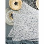 BigBuy Home Parure de couette en coton renforcé Anthracite, Blanc et Gris, 220 x 240 cm