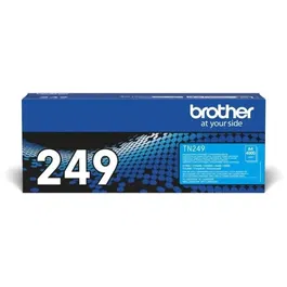 Brother TN249C - Toner Cyan Très Haute Capacité 4000 pages - Compatible HL-L8230CDW, HL-L8240CDW, MFC-L8340CDW, MFC-L8390CDW