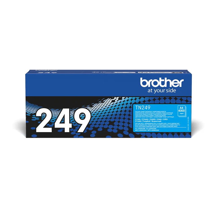 Brother TN249C Cartouche Toner Cyan Haute Capacité 4000 Pages Qualité Supérieure Brother TN249C Cartouche Toner Cyan Haute Capacité 4000 Pages Qualité Supérieure