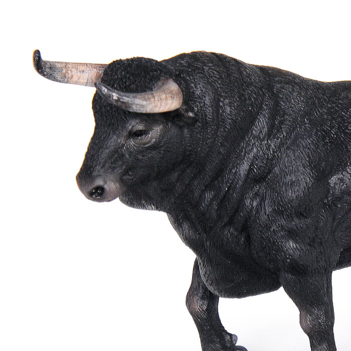 Deqube Figurine de Collection Toro Bravo Noir Zaino au Trot, Réplique Animale Détaillée en Résine Peinte à la Main - Licence Collecta Deqube Figurine de Collection Toro Bravo Noir Zaino au Trot, Réplique Animale Détaillée en Résine Peinte à la Main - Licence Collecta