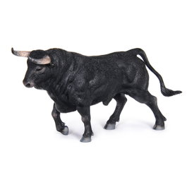 DEQUBE Toro bravo Negro Zaino trotando - Taureau de combat noir au trot