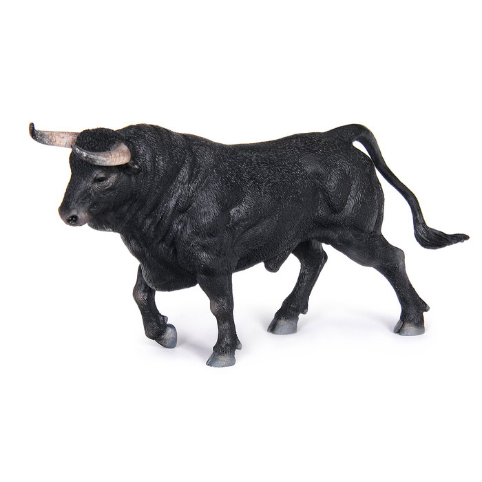 Deqube Figurine de Collection Toro Bravo Noir Zaino au Trot, Réplique Animale Détaillée en Résine Peinte à la Main - Licence Collecta Deqube Figurine de Collection Toro Bravo Noir Zaino au Trot, Réplique Animale Détaillée en Résine Peinte à la Main - Licence Collecta