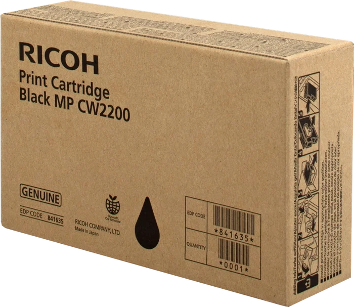 Ricoh Cartouche encre noire 841635 pour MP CW2200 Ricoh Cartouche encre noire 841635 pour MP CW2200
