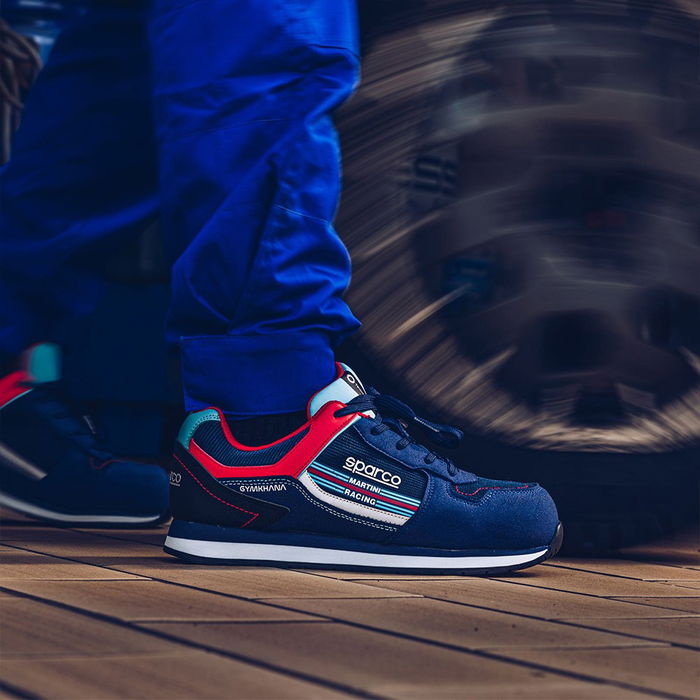 Sparco Chaussures Gymkhana S1P Martini-R Taille 46 Bleu S07527MR46BM